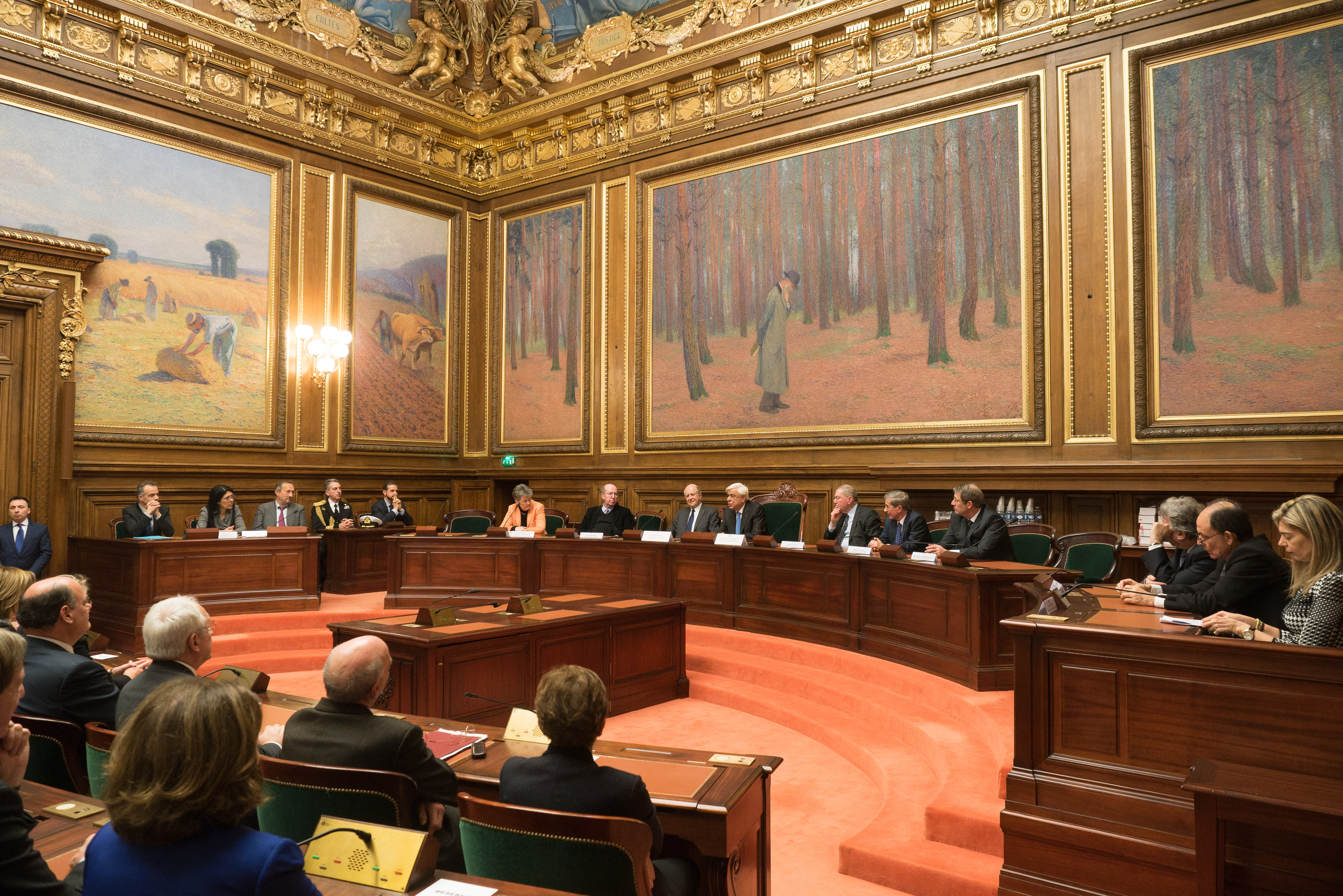 Première visite officielle en France du Président de la République Hellénique M. Prokopis Pavlopoulos - 12 et 13 décembre 2016